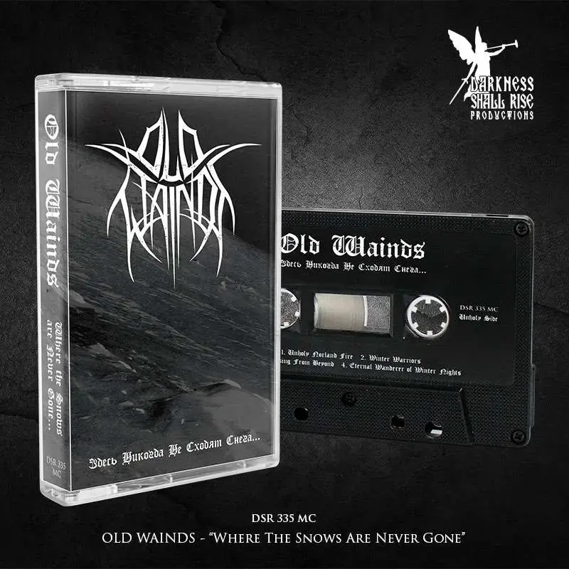 OLD WAINDS - Where The Snows Are Never Gone... · BLACK TAPE (Black Metal Tapes)
