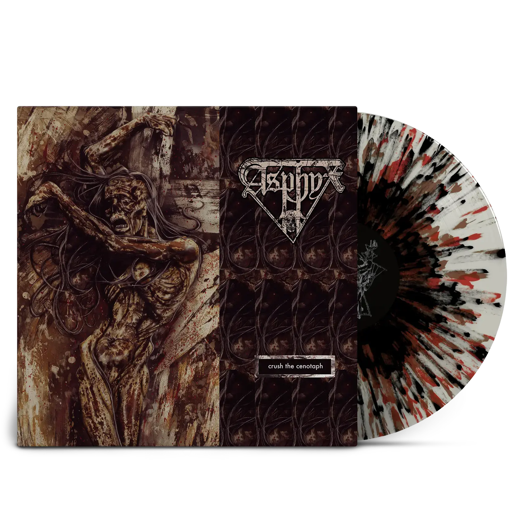 ASPHYX · Crush The Cenotaph | SPLATTER LP ASPHYX · Crush The Cenotaph | SPLATTER LP (Death Metal Vinyl)