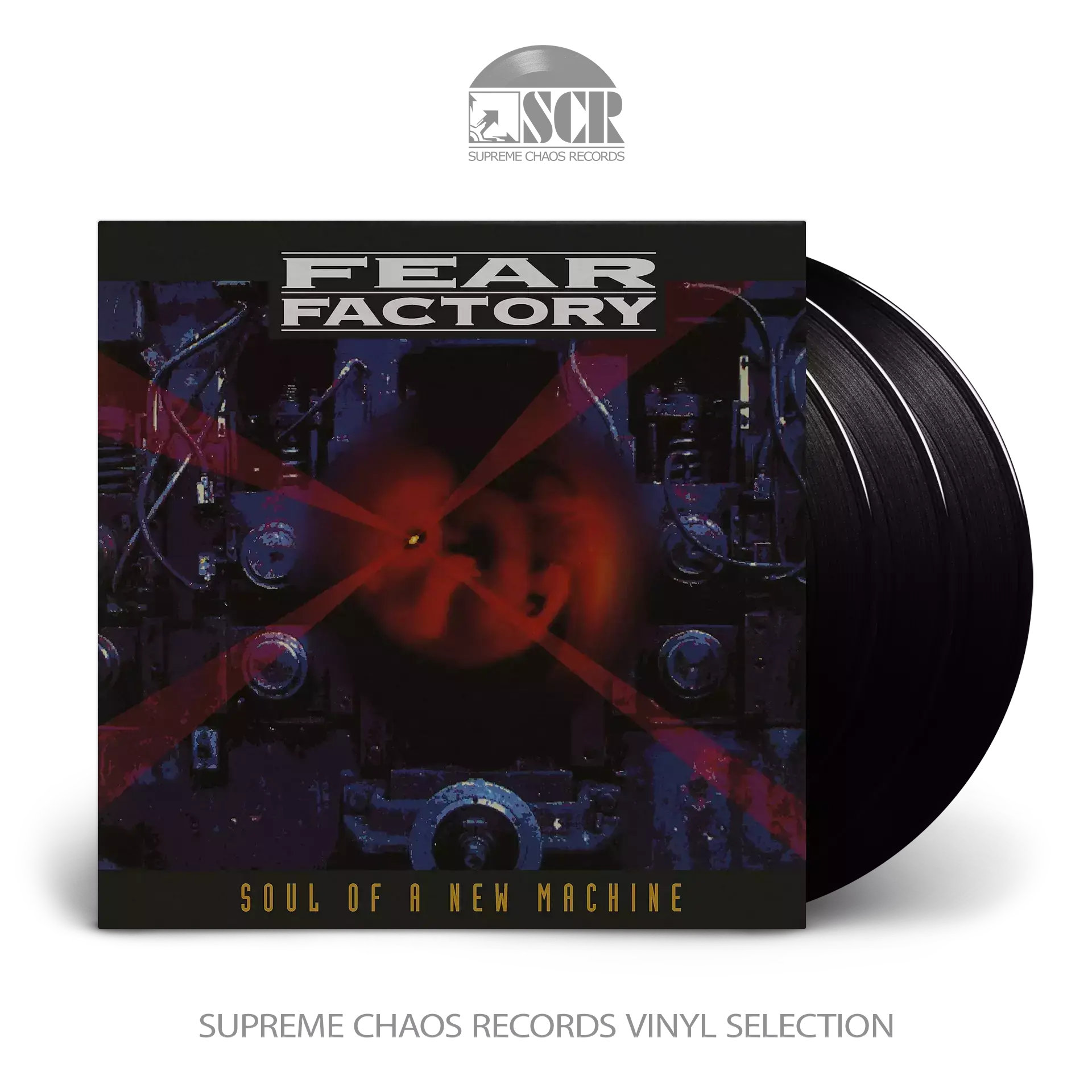 FEAR FACTORY · Soul Of A New Machine (30th Anniversary) | BLACK 3LP FEAR FACTORY · Soul Of A New Machine (30th Anniversary) | BLACK 3LP (Industrial Metal Vinyl)