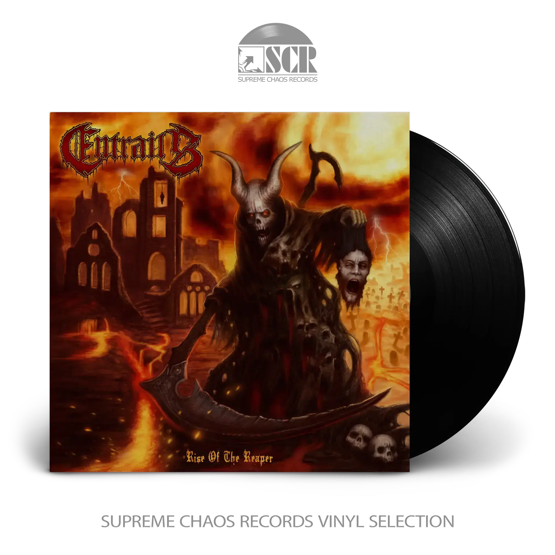 ENTRAILS · Rise Of The Reaper | BLACK LP ENTRAILS · Rise Of The Reaper | BLACK LP (Death Metal Vinyl)