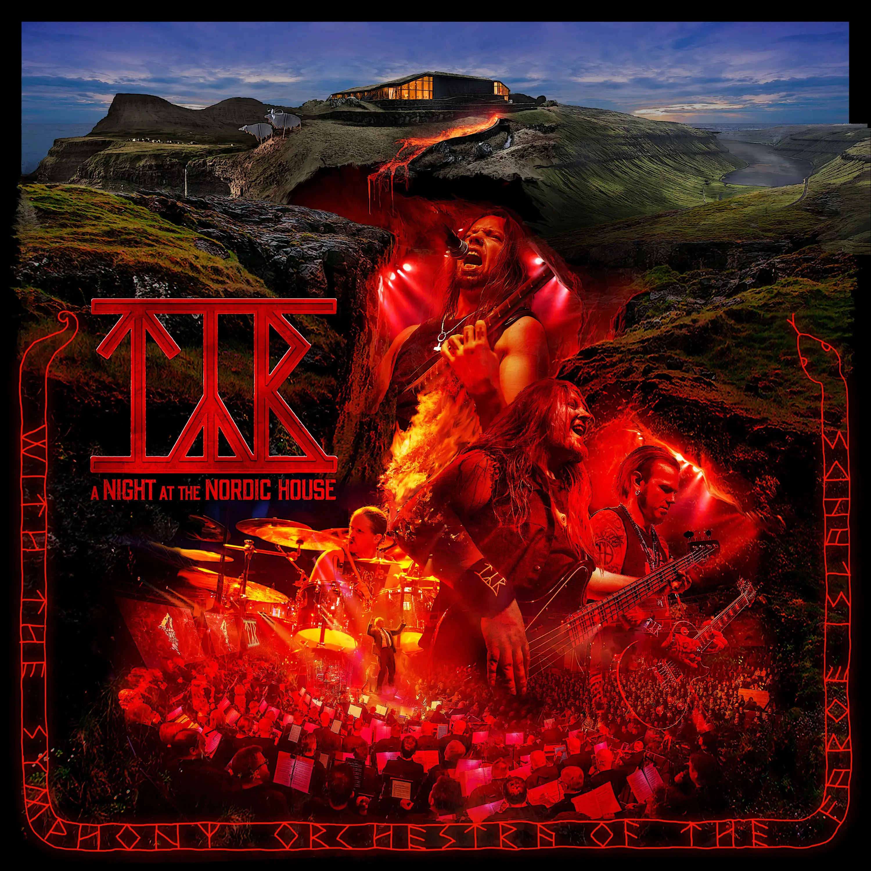 TYR - A Night At The Nordic House · BLUE MARBLED 2LP 1