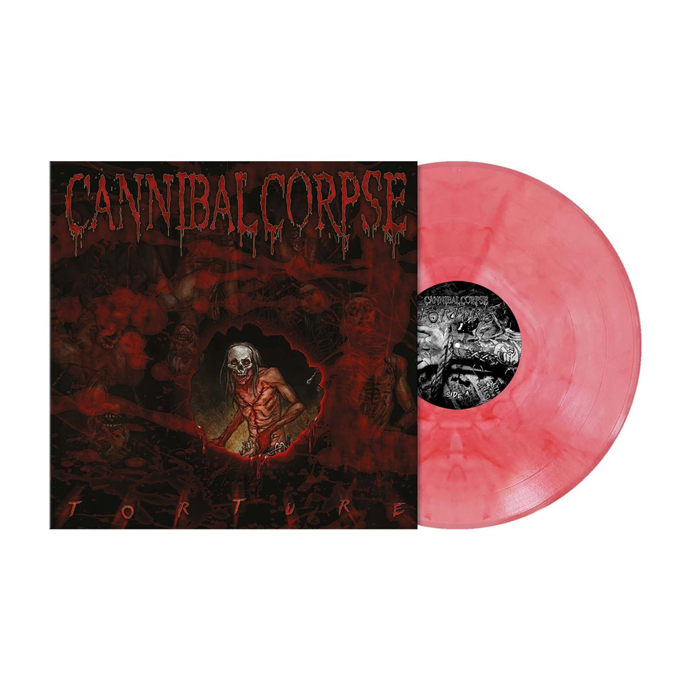 CANNIBAL CORPSE - Torture (Re-Issue) [CLEAR BLOOD RED MARBLED LP]