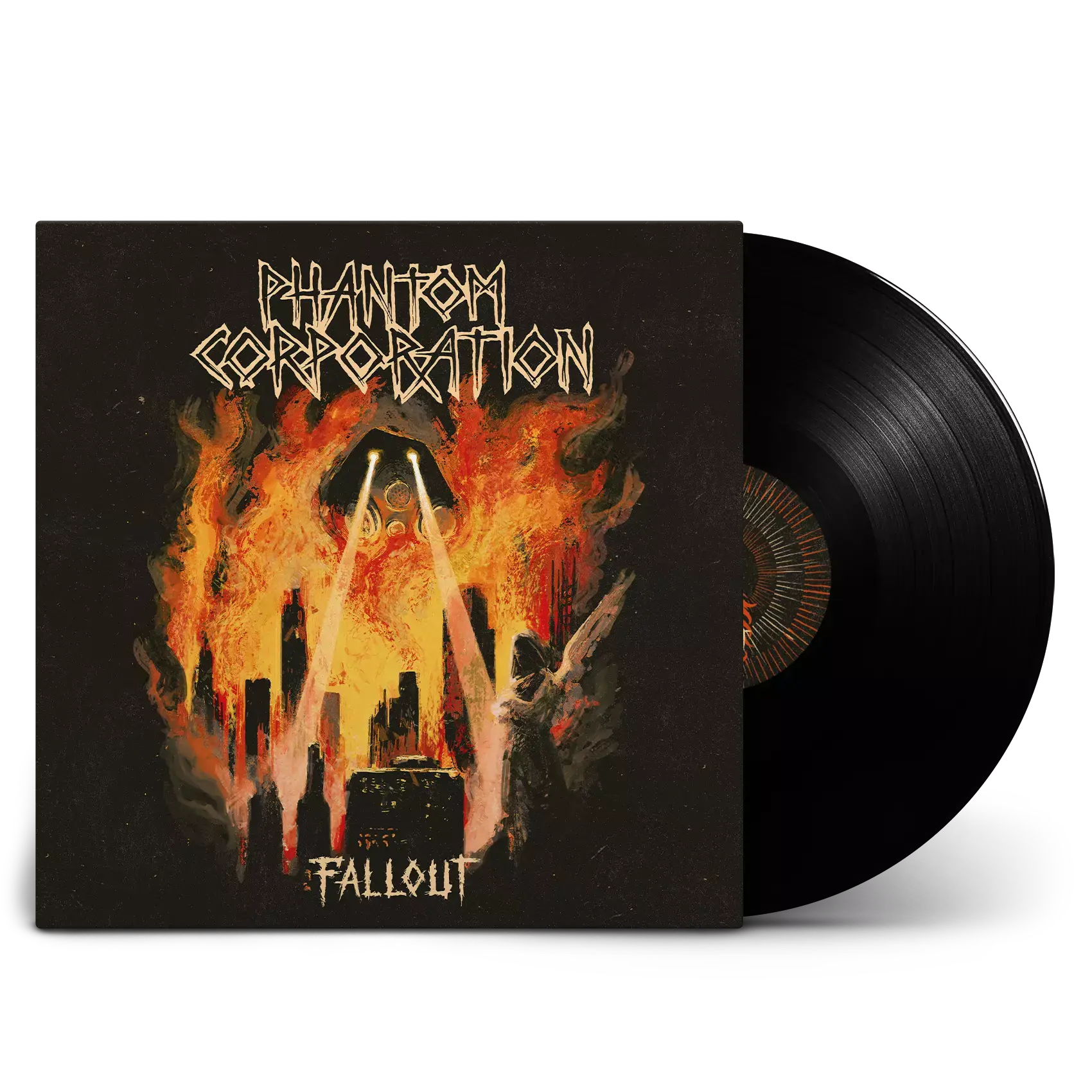 PHANTOM CORPORATION - Fallout · BLACK LP PHANTOM CORPORATION - Fallout · BLACK LP (Death Metal Vinyl)