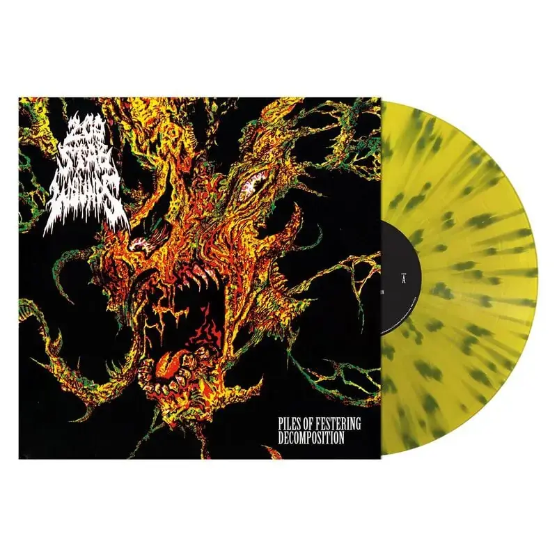 200 STAB WOUNDS · Piles of Festering Decomposition (Reissue) | DRIPPING MOLD YELLOW OLIVE LP 200 STAB WOUNDS · Piles of Festering Decomposition (Reissue) | DRIPPING MOLD YELLOW OLIVE LP (Death Metal Vinyl)