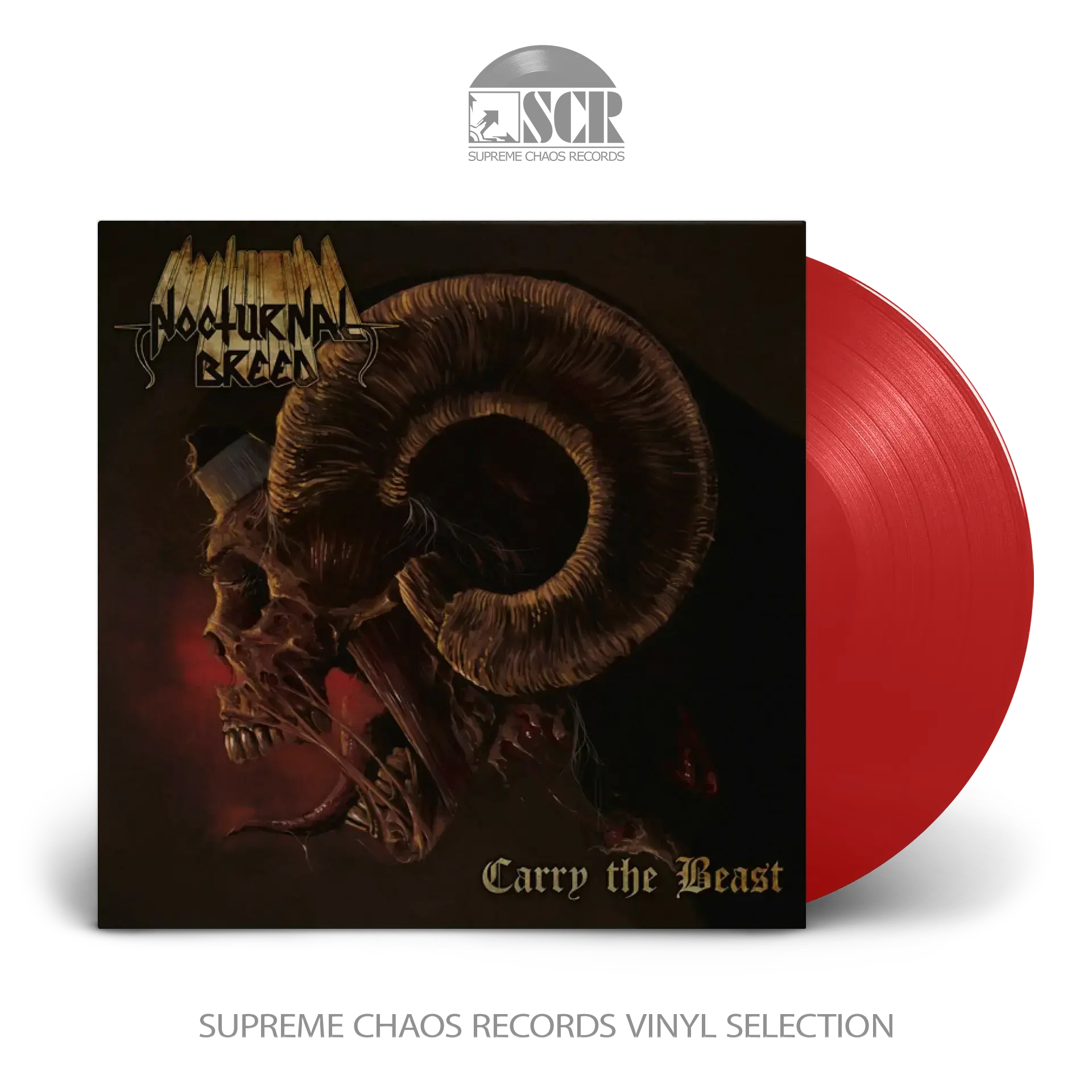 NOCTURNAL BREED · Carry The Beast | TRANSPARENT RED LP NOCTURNAL BREED · Carry The Beast | TRANSPARENT RED LP (Thrash Metal Vinyl)
