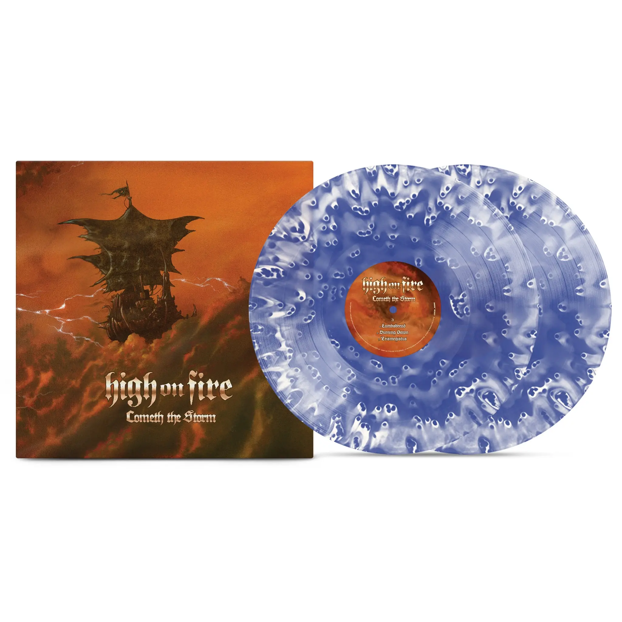 HIGH ON FIRE - Cometh The Storm · GHOSTLY COBALT/MILKY CLEAR 2LP