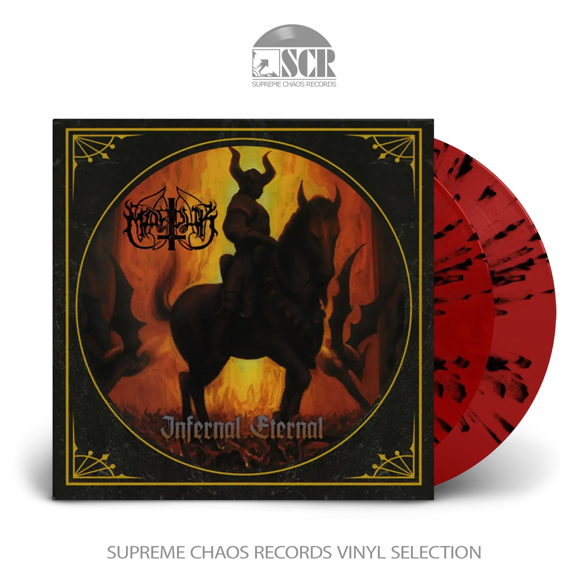 MARDUK - Infernal Eternal · RED/BLACK SPLATTER 2LP (Black Metal Vinyl)