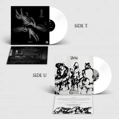 UNRU / TONGUE · Split | WHITE LP UNRU / TONGUE · Split | WHITE LP (Black Metal Vinyl)