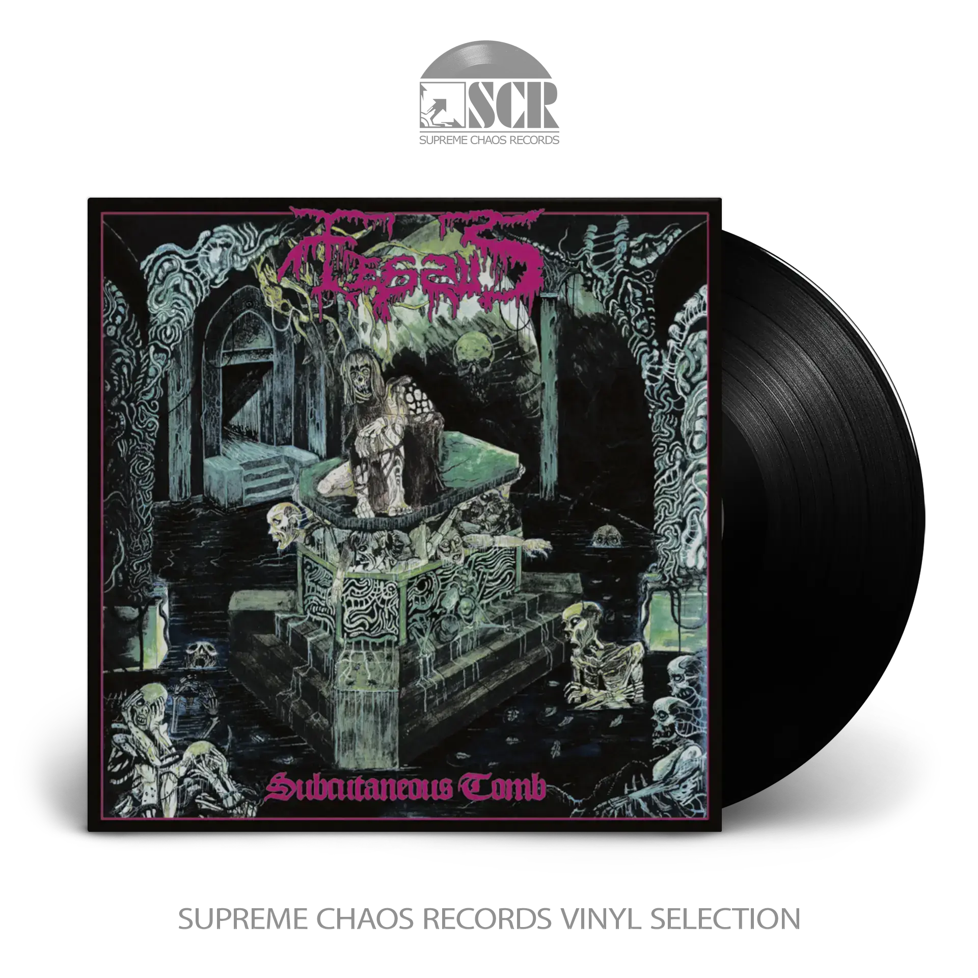 FESSUS - Subcutaneous Tomb · BLACK LP (Death Metal Vinyl)
