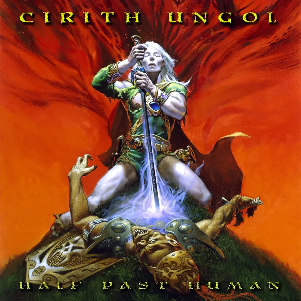 CIRITH UNGOL - Half Past Human · YELLOW/ORANGE LP · Picture 1 CIRITH UNGOL - Half Past Human · YELLOW/ORANGE LP (Heavy Metal Vinyl) · Picture 1