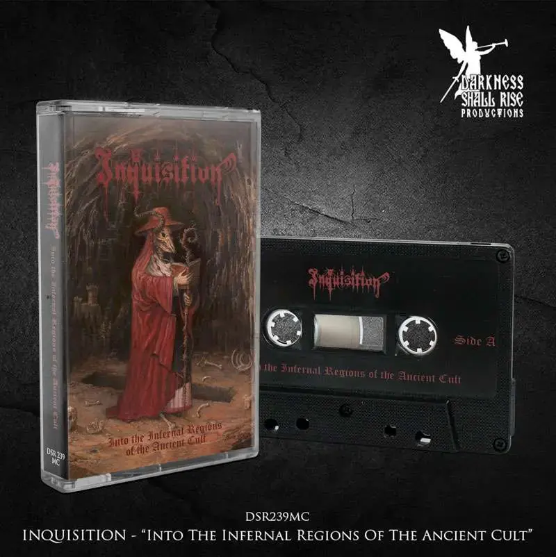 INQUISITION - Into The Infernal Regions Of The Ancient Cult (DSR) · BLACK TAPE INQUISITION - Into The Infernal Regions Of The Ancient Cult (DSR) · BLACK TAPE (Black Metal Tapes)