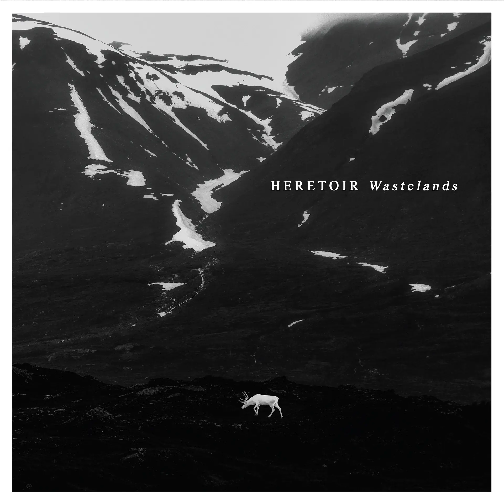 HERETOIR · Wastelands | BLACK LP (Black Metal/Progressive Metal Vinyl) · Picture 1