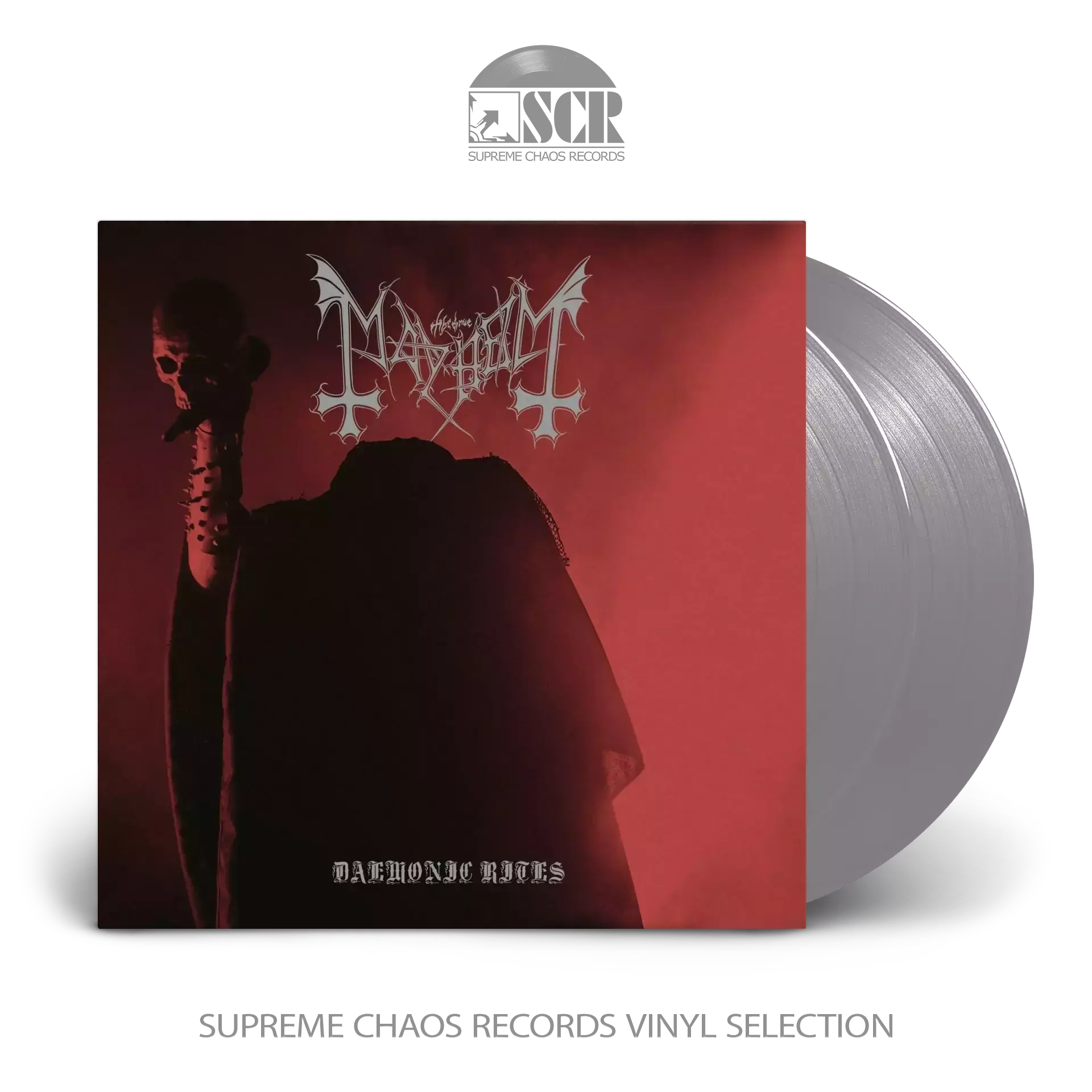 MAYHEM - Daemonic Rites · SILVER 2LP (Black Metal Vinyl)