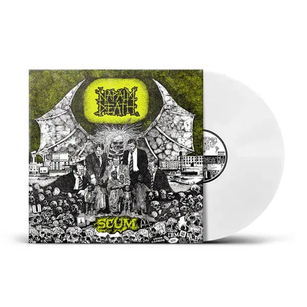 NAPALM DEATH - Scum · WHITE LP (Grindcore/Death Metal Vinyl)