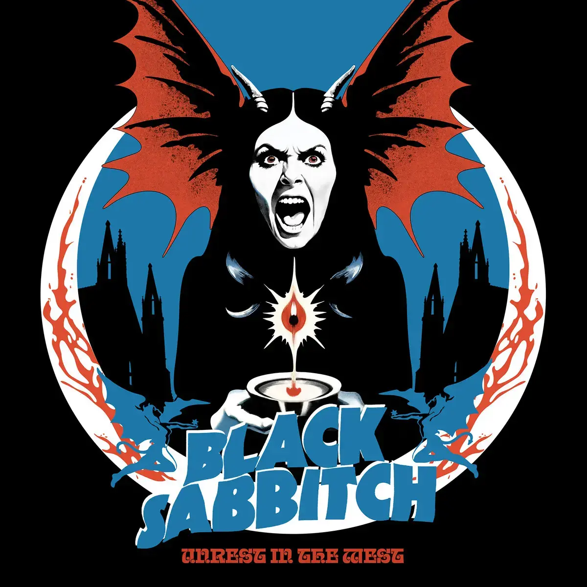 BLACK SABBITCH - Unrest In The West · WHITE LP (Heavy Rock/Stoner Rock Vinyl) · Bild 1
