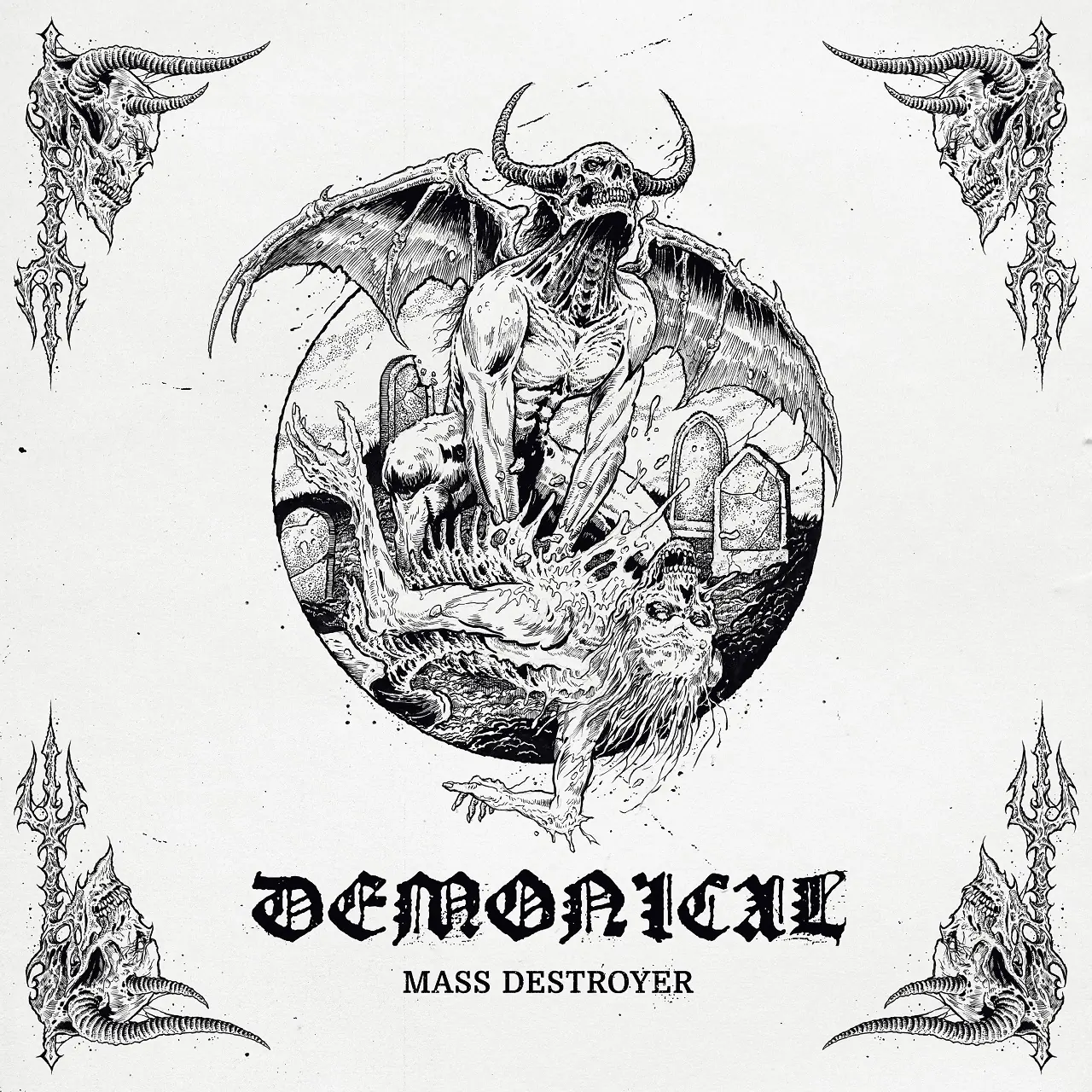 DEMONICAL - Mass Destroyer · BLACK LP (Death Metal Vinyl) · Bild 1