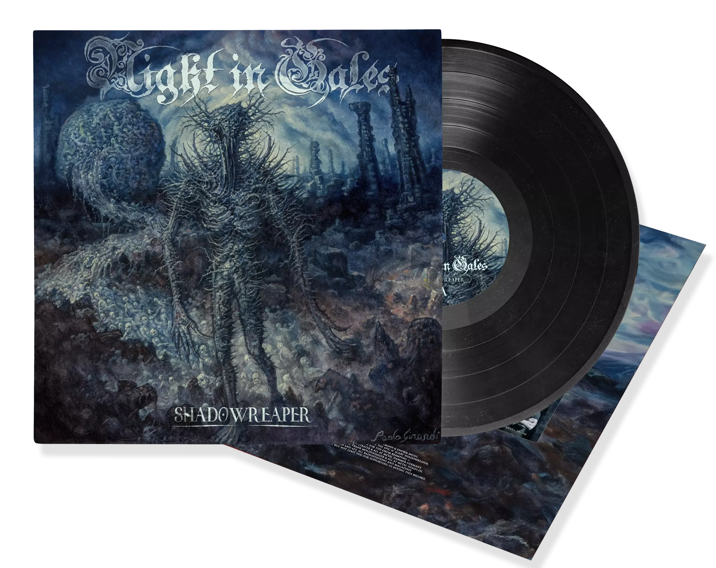 NIGHT IN GALES · Shadowreaper | BLACK LP NIGHT IN GALES · Shadowreaper | BLACK LP (Death Metal Vinyl)
