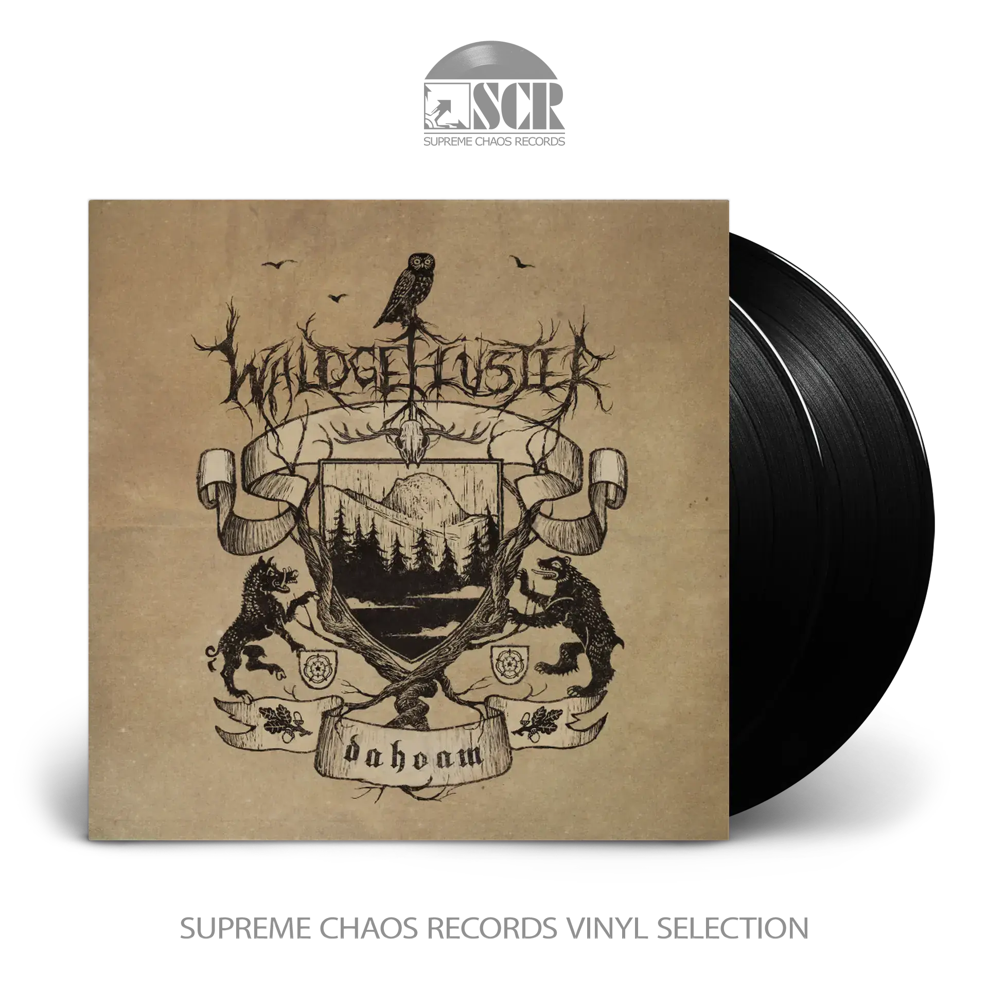 WALDGEFLÜSTER · Dahoam | BLACK 2LP WALDGEFLÜSTER · Dahoam | BLACK 2LP (Black Metal Vinyl)