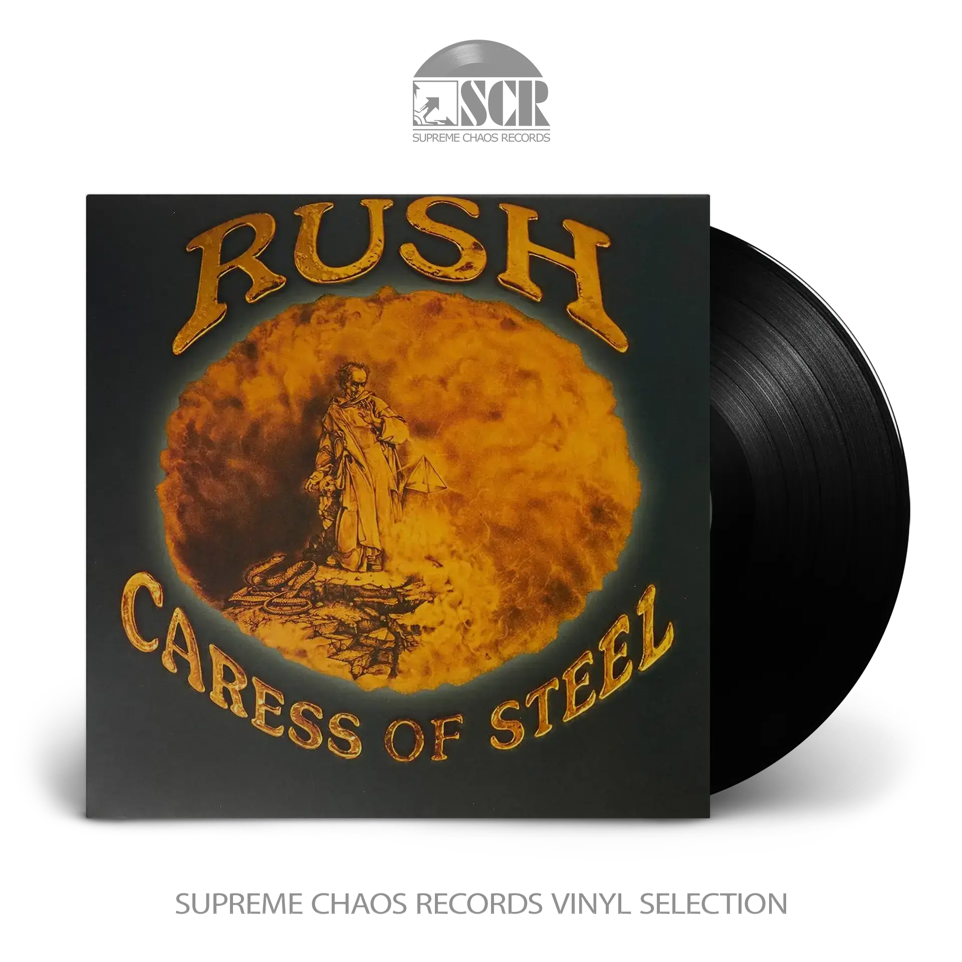 RUSH - Caress Of Steel · BLACK LP (Progressive Rock/Hard Rock Vinyl)
