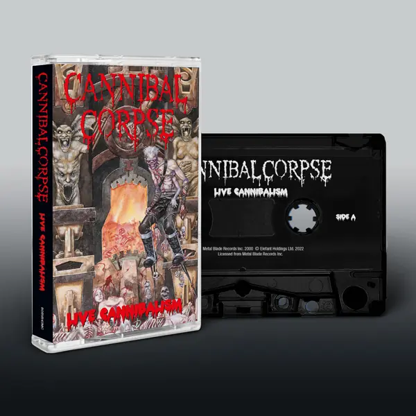 CANNIBAL CORPSE · Live Cannibalism | BLACK TAPE CANNIBAL CORPSE · Live Cannibalism | BLACK TAPE (Death Metal Tapes)