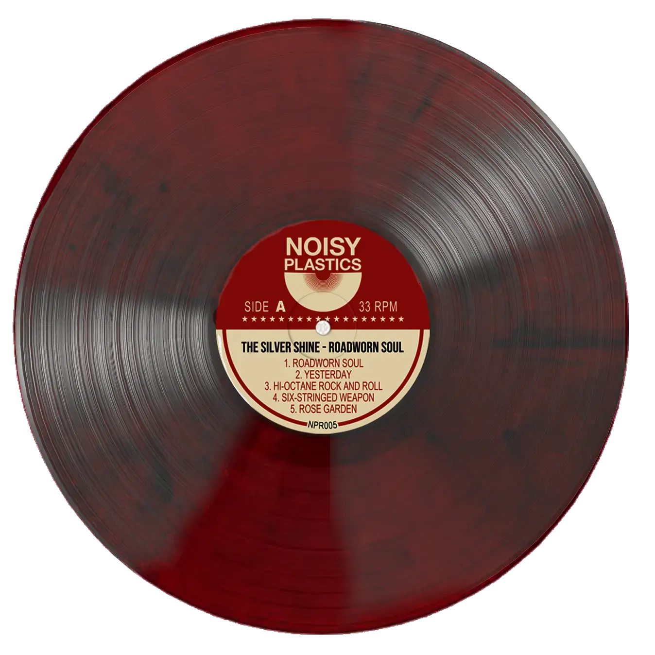 THE SILVER SHINE · Roadworn Soul | RED/BLACK MARBLED VINYL (Punk Rock/Rock Vinyl) · Picture 2