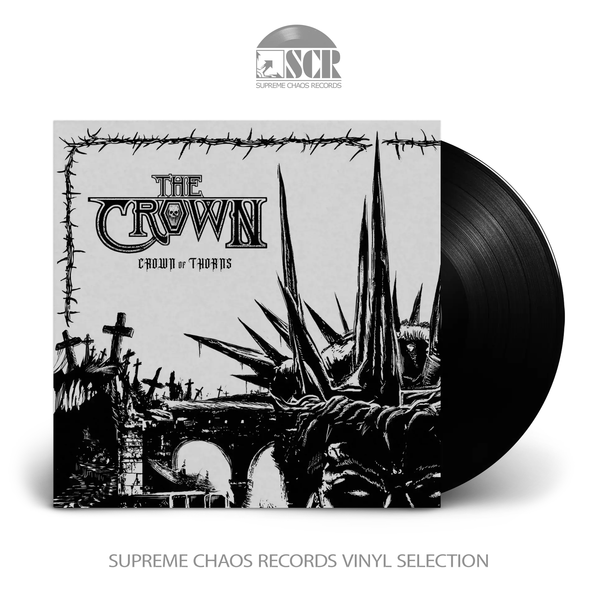 THE CROWN - Crown Of Thorns [BLACK LP]