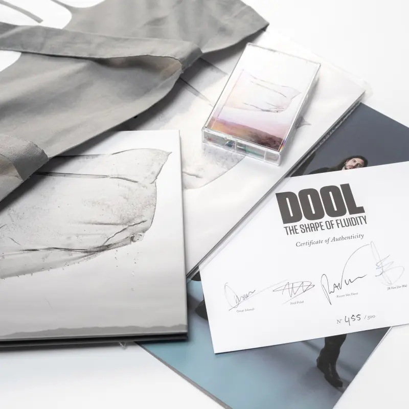 DOOL - The Shape Of Fluidity · CLEAR/BLACK MARBLED LP BUNDLE 1