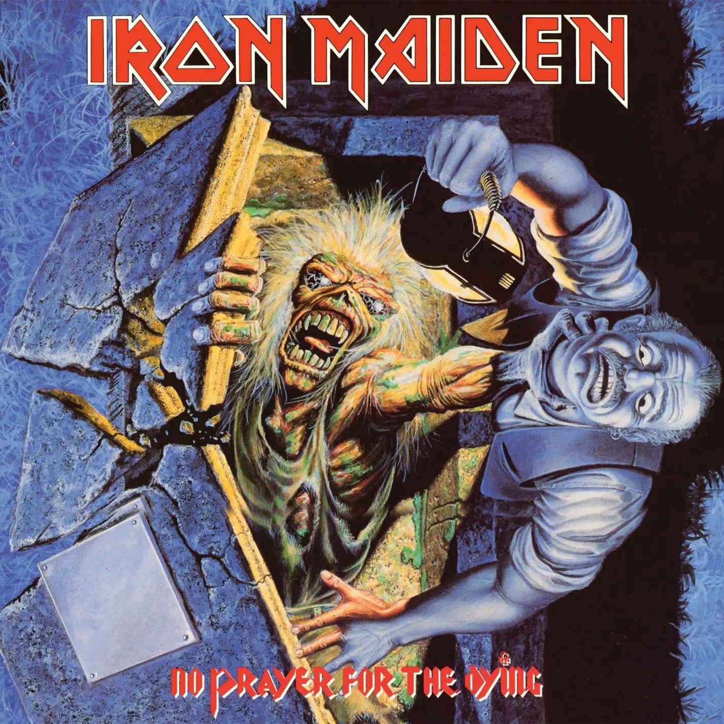 IRON MAIDEN - No Prayer For The Dying · BLACK LP 1
