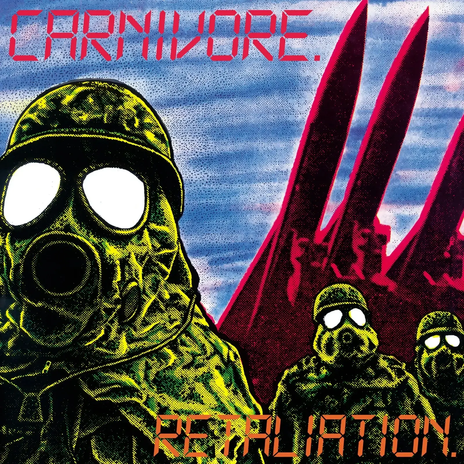 CARNIVORE - Retaliation · TRANSPARENT BLUE 2LP (Thrash Metal/Hardcore Vinyl) · Picture 1