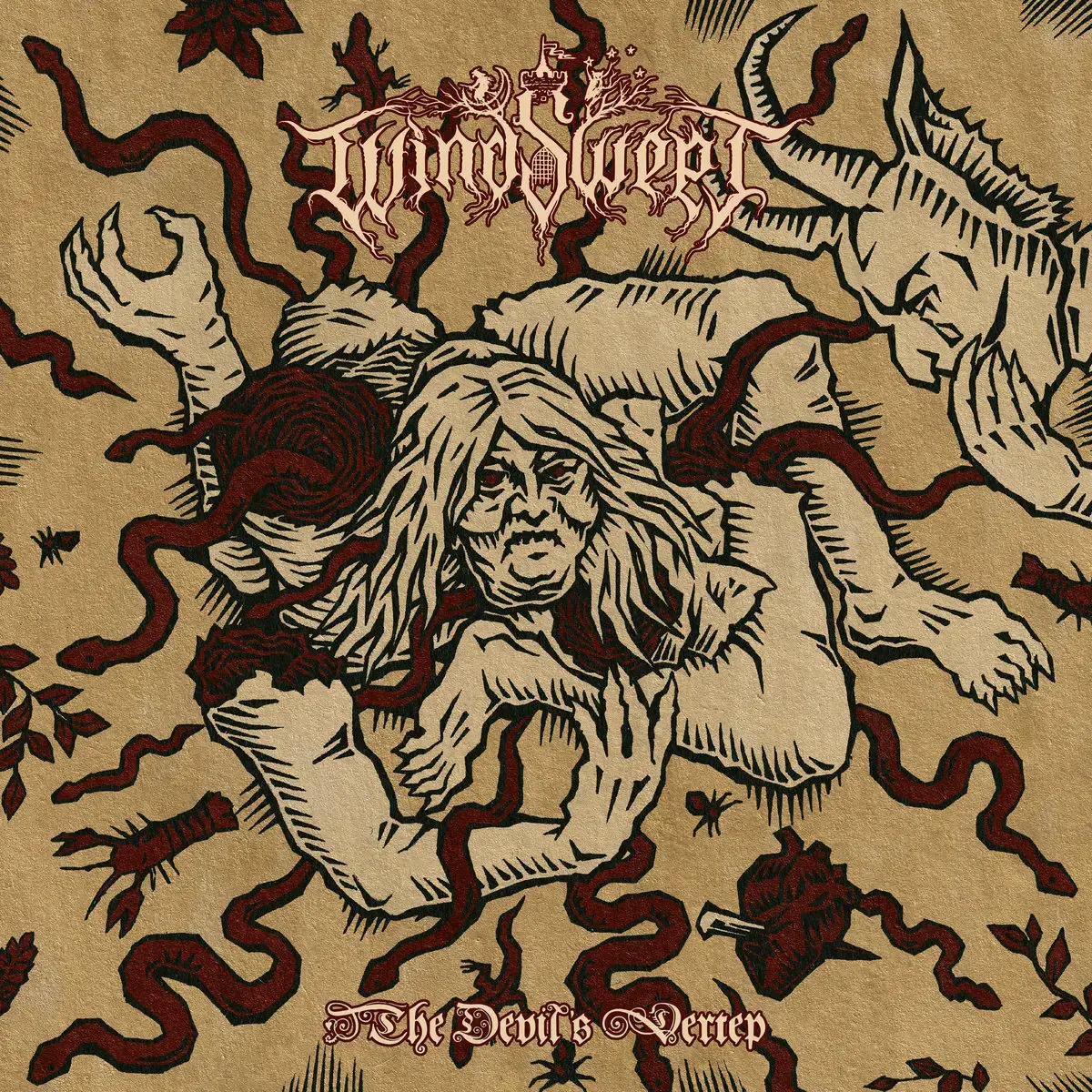 WINDSWEPT · The Devil's Vertep | BLACK LP (Black Metal Vinyl) · Picture 1