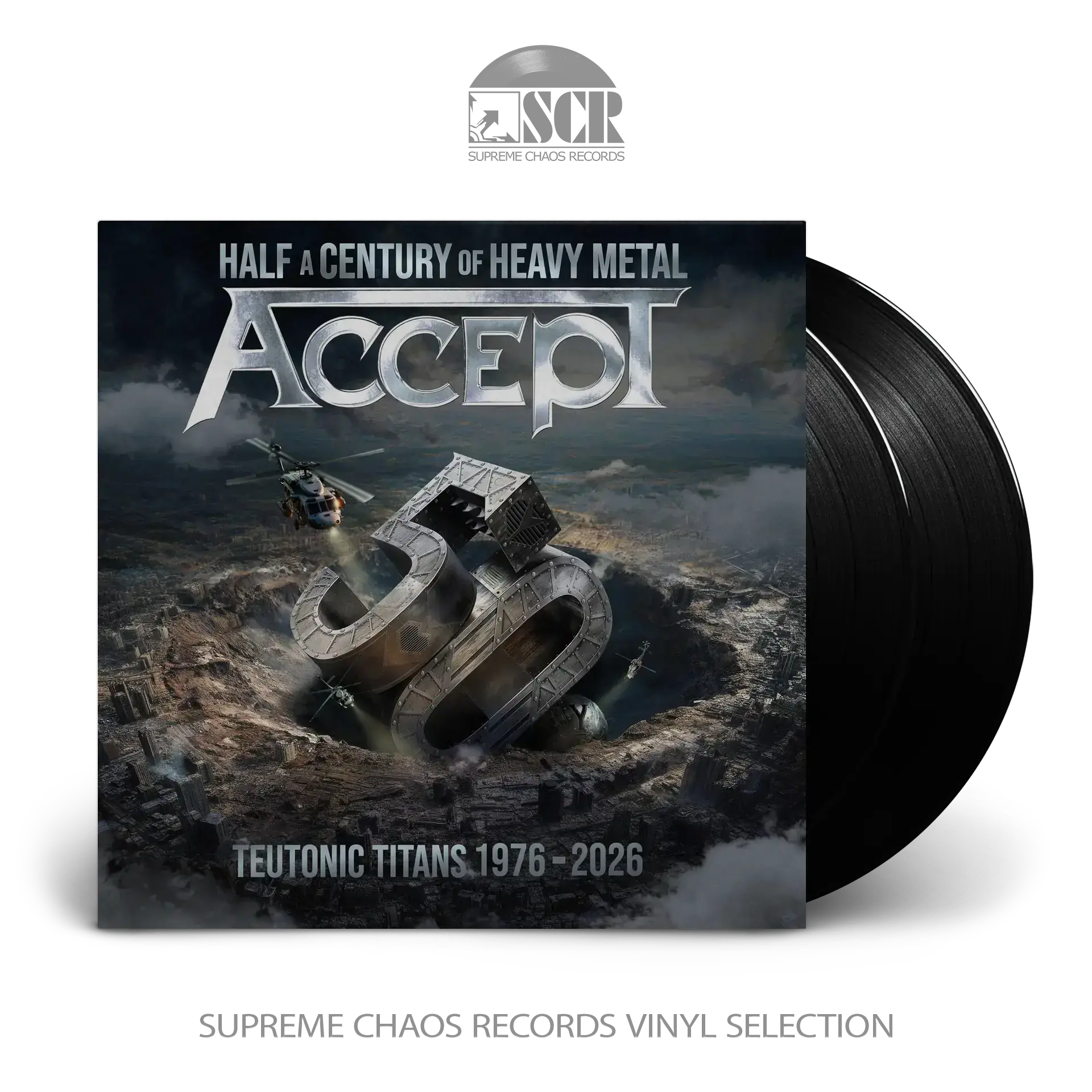 ACCEPT · Teutonic Titans 1976-2026 | BLACK 2LP (Heavy Metal Vinyl)