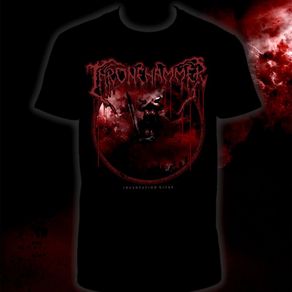 THRONEHAMMER · Incantation Rites Cover | T-SHIRT THRONEHAMMER · Incantation Rites Cover | T-SHIRT (Doom Metal Clothes)