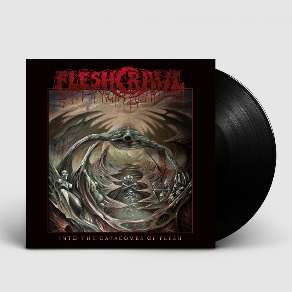 FLESHCRAWL - Into The Catacombs Of Flesh [BLACK LP]