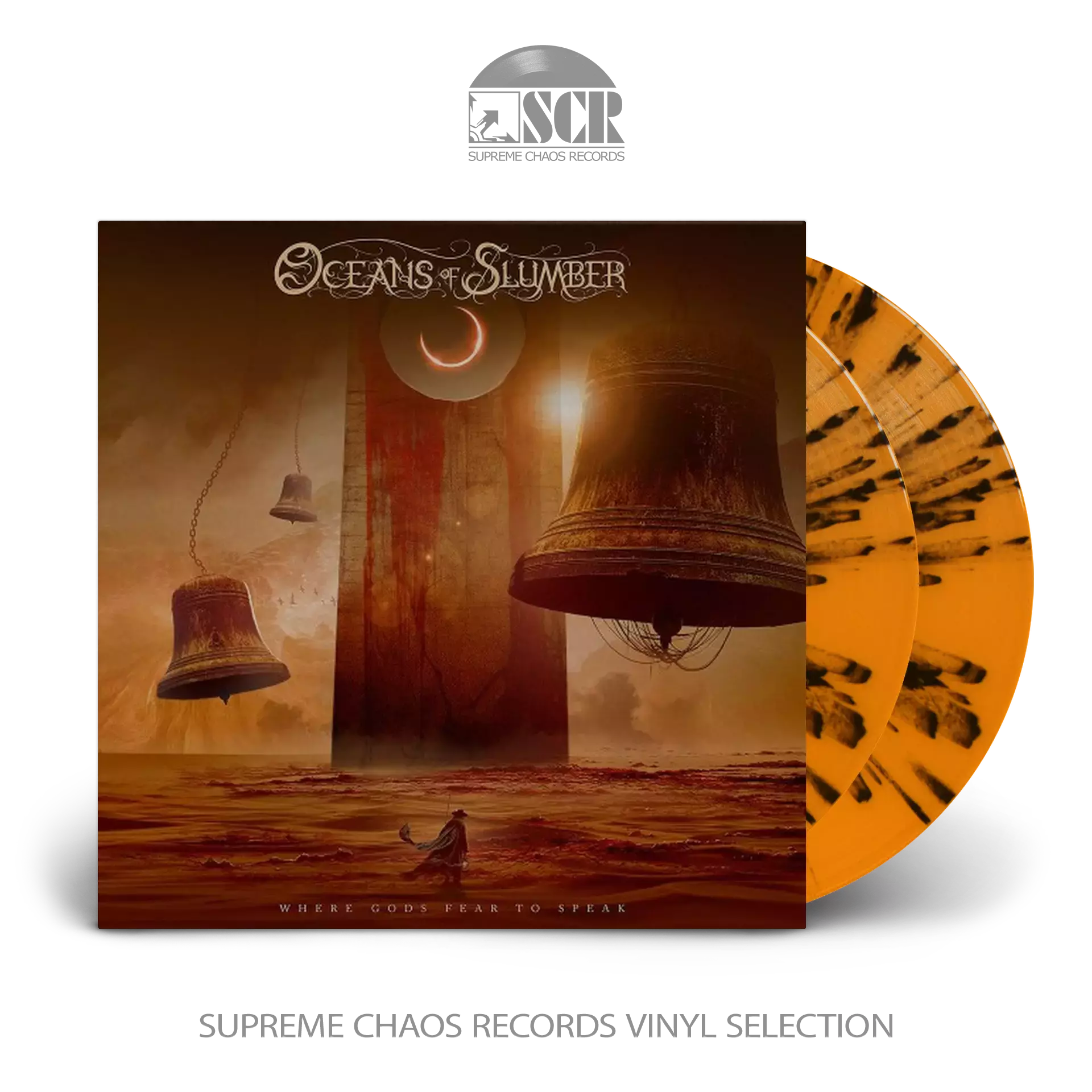 OCEANS OF SLUMBER - Where Gods Fear To Speak [ORANGE/BLACK SPLATTER DLP]