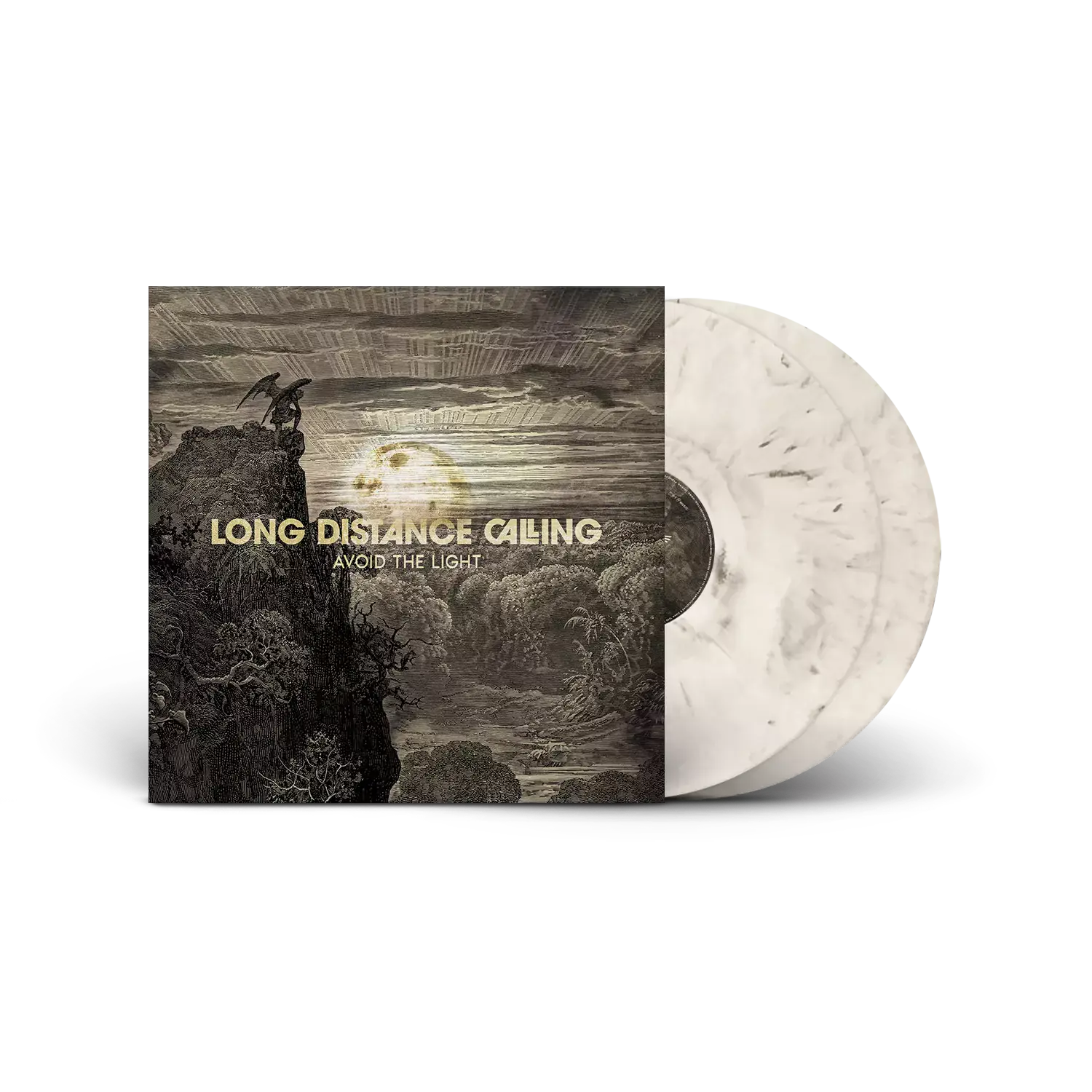 LONG DISTANCE CALLING - Avoid The Light · WHITE/BLACK 2LP (Post Rock/Progressive Rock/Alternative Rock Vinyl)