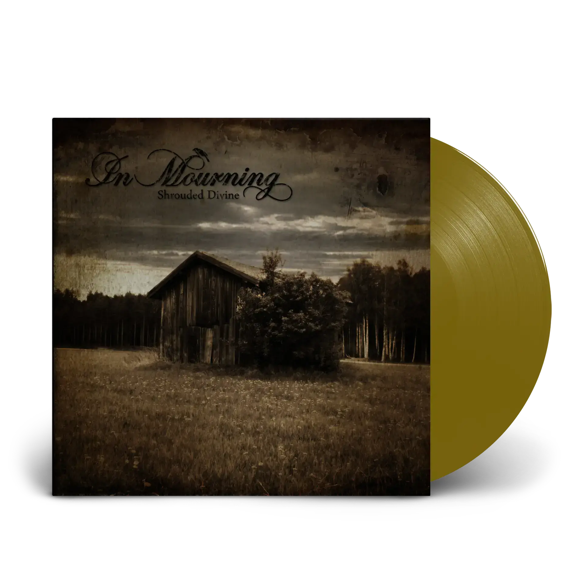 IN MOURNING · Shrouded Divine (Remastered 2022) | GOLDEN LP IN MOURNING · Shrouded Divine (Remastered 2022) | GOLDEN LP (Melodic Death Metal/Progressive Metal/Doom Metal Vinyl)