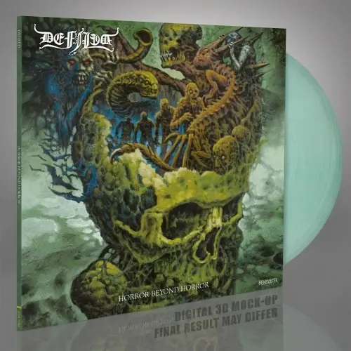 DEFILED · Horror Beyond Horror | CRYSTAL CLEAR/TRANSPARENT GREEN LP DEFILED · Horror Beyond Horror | CRYSTAL CLEAR/TRANSPARENT GREEN LP (Brutal Raw Death Metal Vinyl)