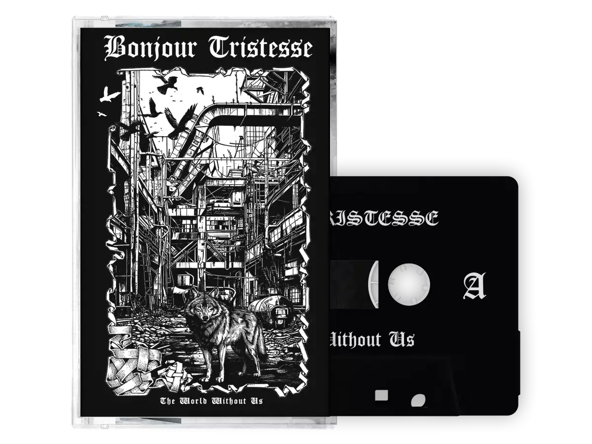 BONJOUR TRISTESSE - The World Without Us / Against Leviathan · WOODEN BLACK TAPE BOX SET · Picture 1 BONJOUR TRISTESSE - The World Without Us / Against Leviathan · WOODEN BLACK TAPE BOX SET (Black Metal Tapes) · Picture 1