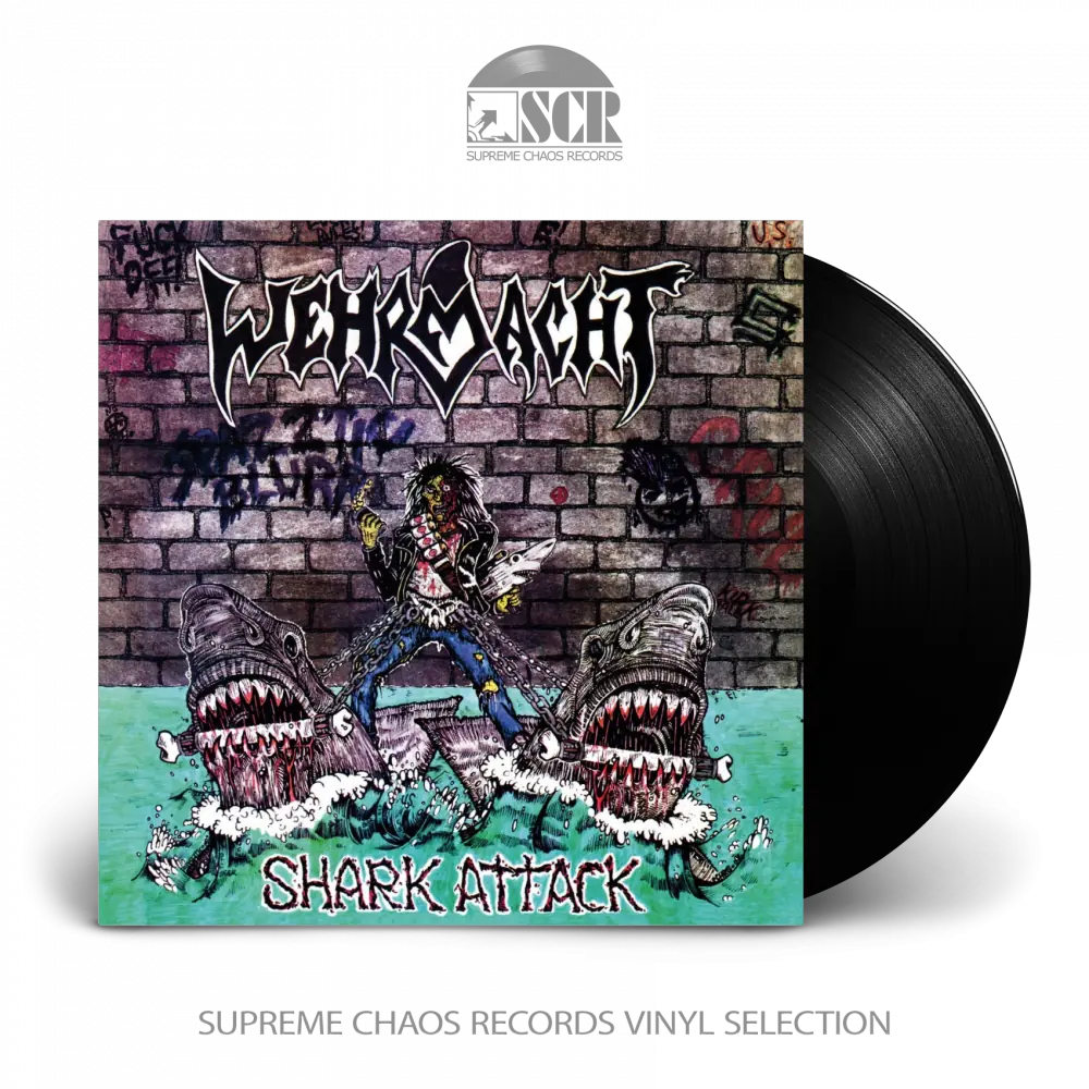 WEHRMACHT · Shark Attack | BLACK LP (Thrash Metal Vinyl)