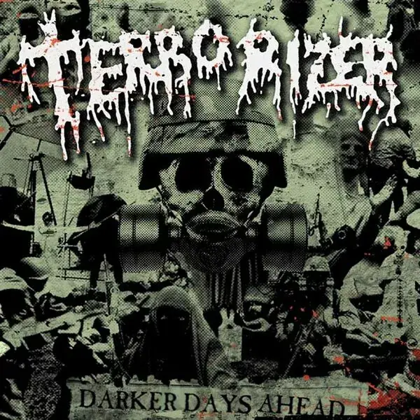 TERRORIZER - Darker Days Ahead · GREEN LP 1