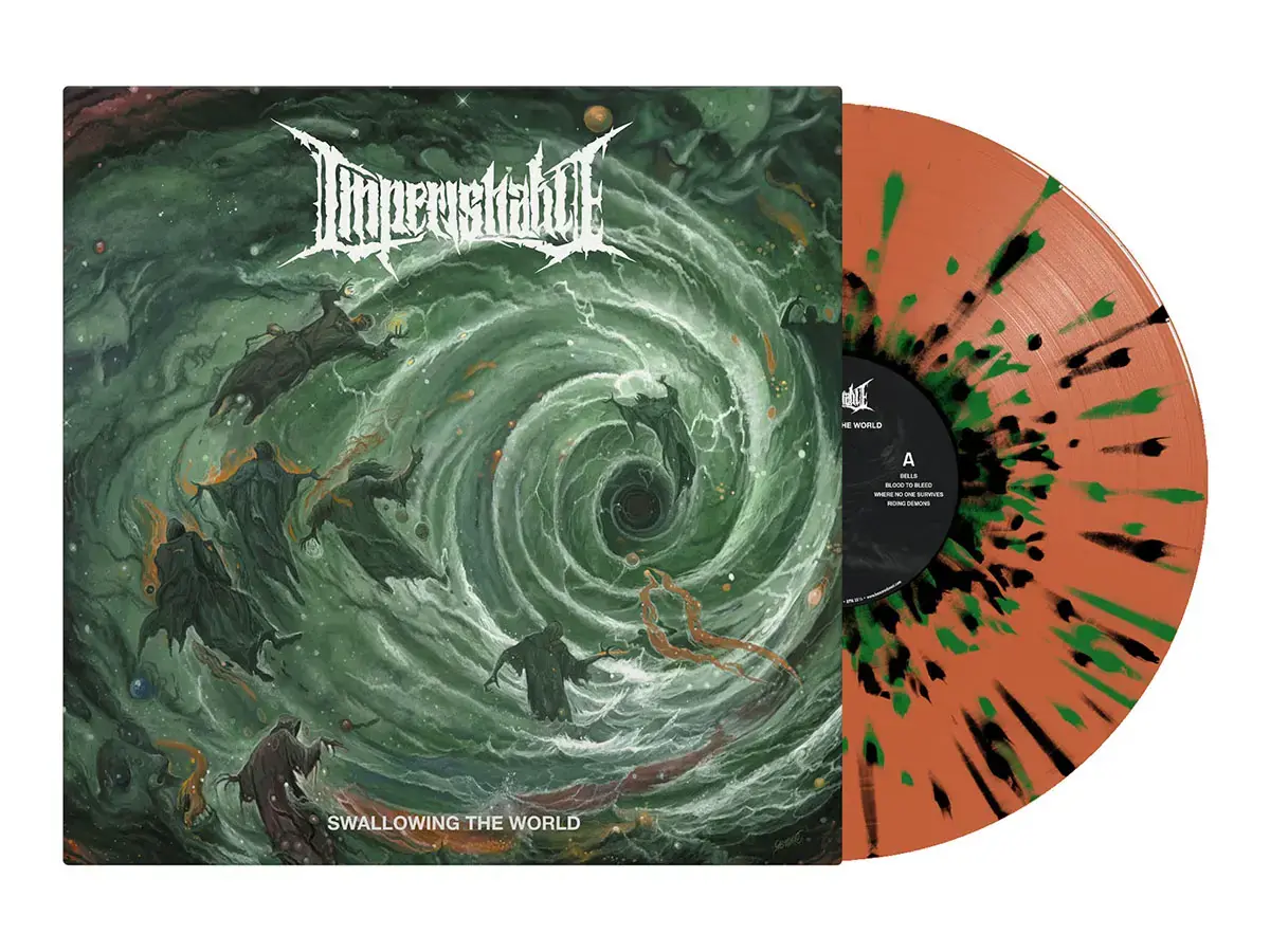 IMPERISHABLE - Swallowing The World · SPLATTER LP