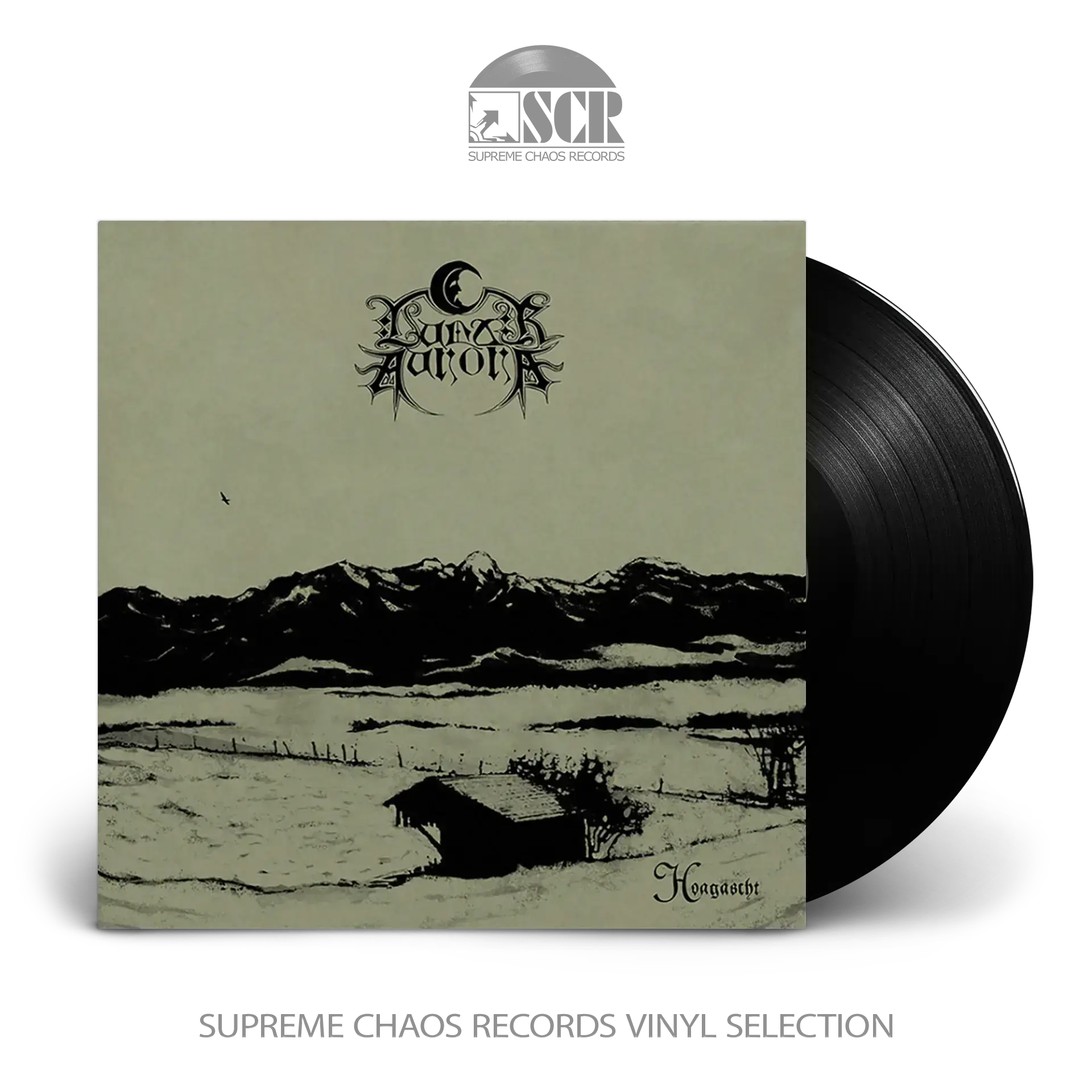 LUNAR AURORA · Hoagascht | BLACK LP (Black Metal Vinyl)