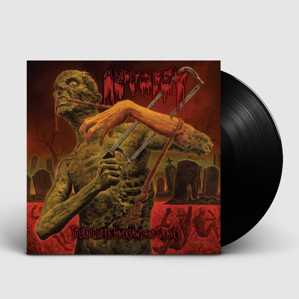 AUTOPSY · Tourniquets, Hacksaws And Graves | BLACK LP AUTOPSY · Tourniquets, Hacksaws And Graves | BLACK LP (Death Metal Vinyl)