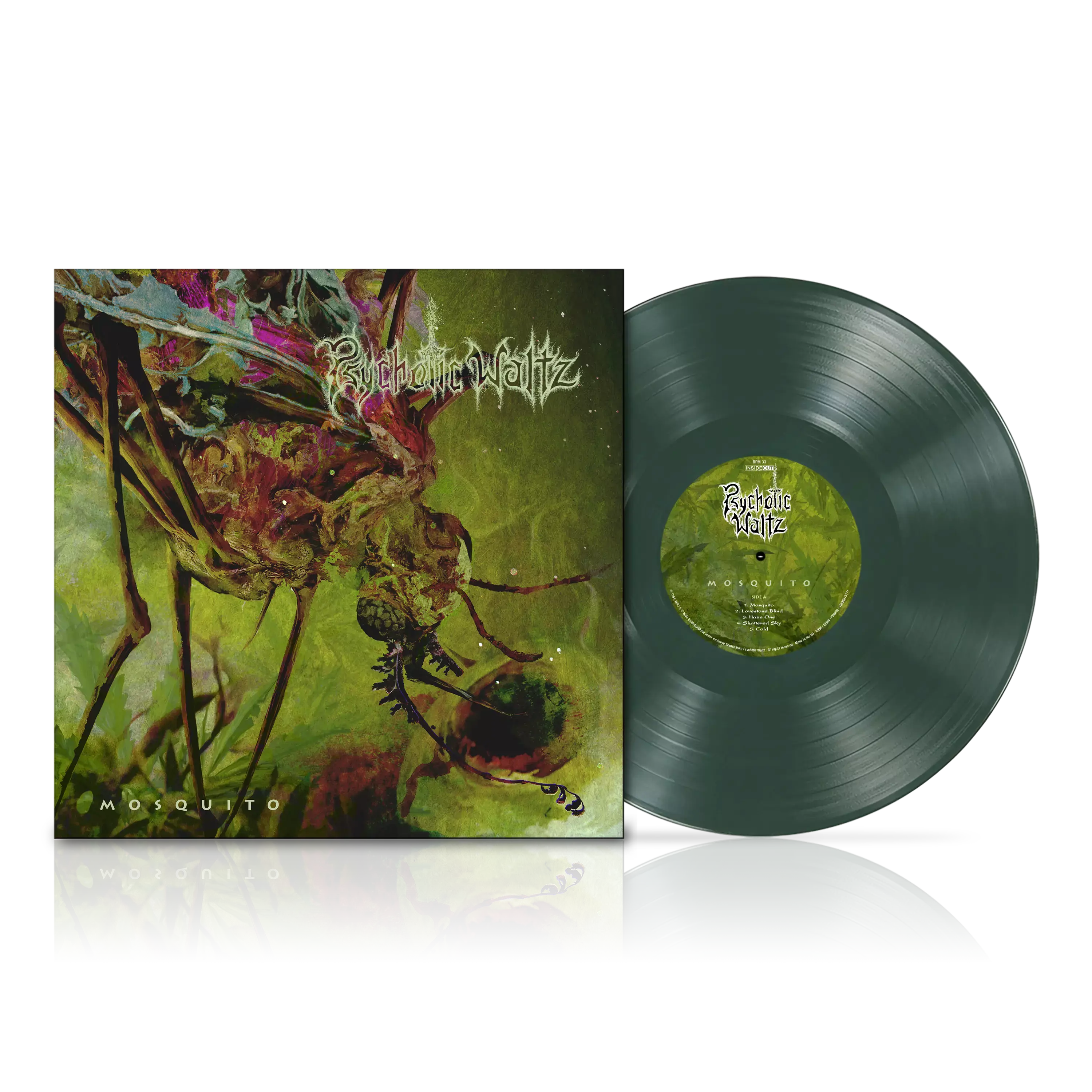 PSYCHOTIC WALTZ - Mosquito (Re-Issue 2024) · DARK GREEN LP