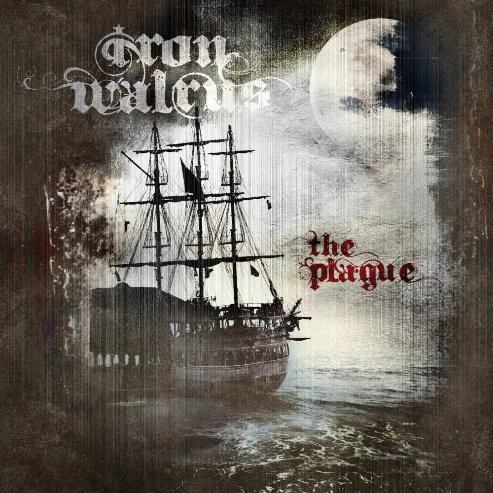 IRON WALRUS - The Plague · RED/BLACK LP (Sludge Vinyl) · Bild 1
