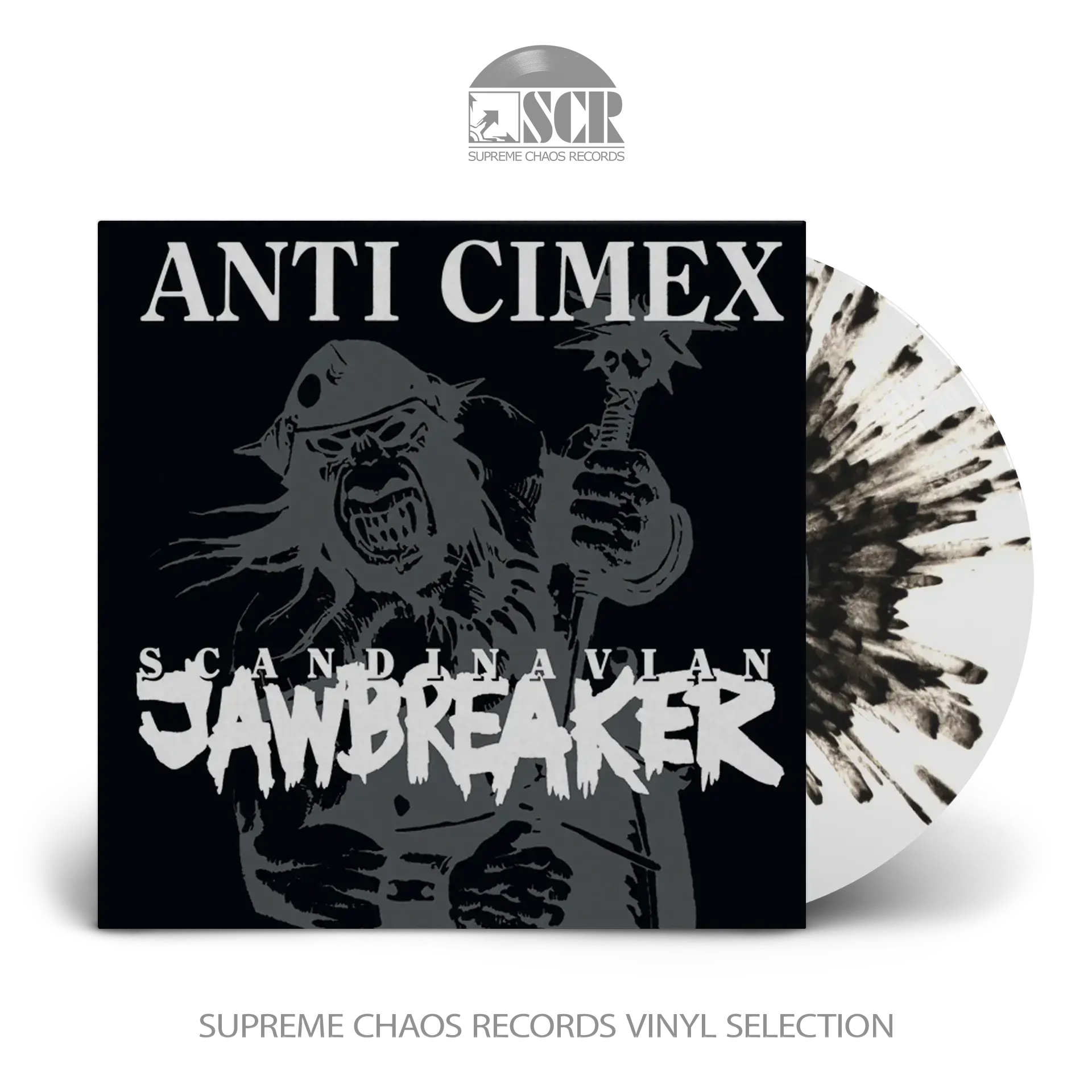ANTI CIMEX - Scandinavian Jawbreaker · CLEAR/BLACK SPLATTER LP (Hardcore/Punk/Heavy Metal Vinyl)