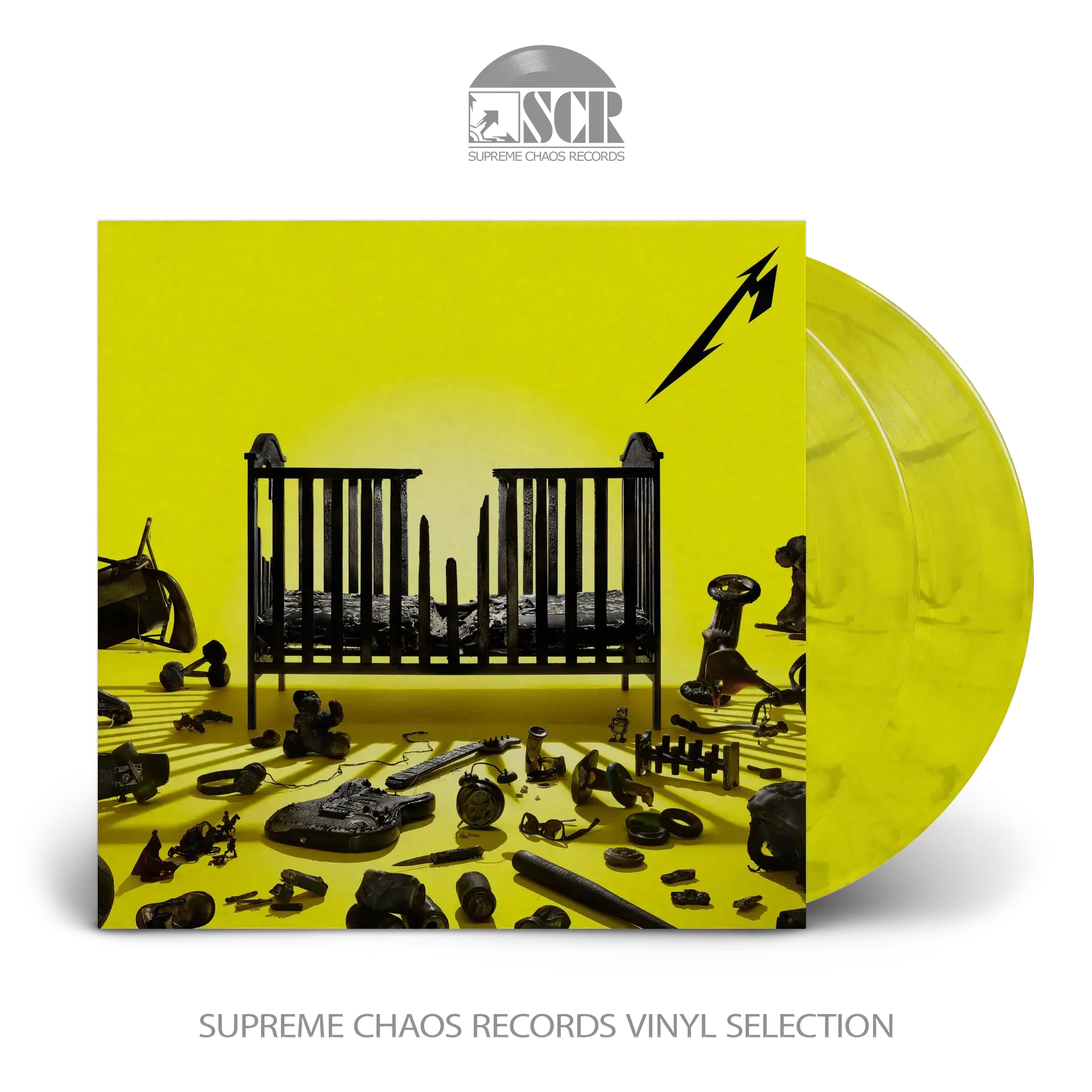 METALLICA · 72 Seasons | YELLOW/BLACK MARBLED DLP (Heavy Metal Vinyl)