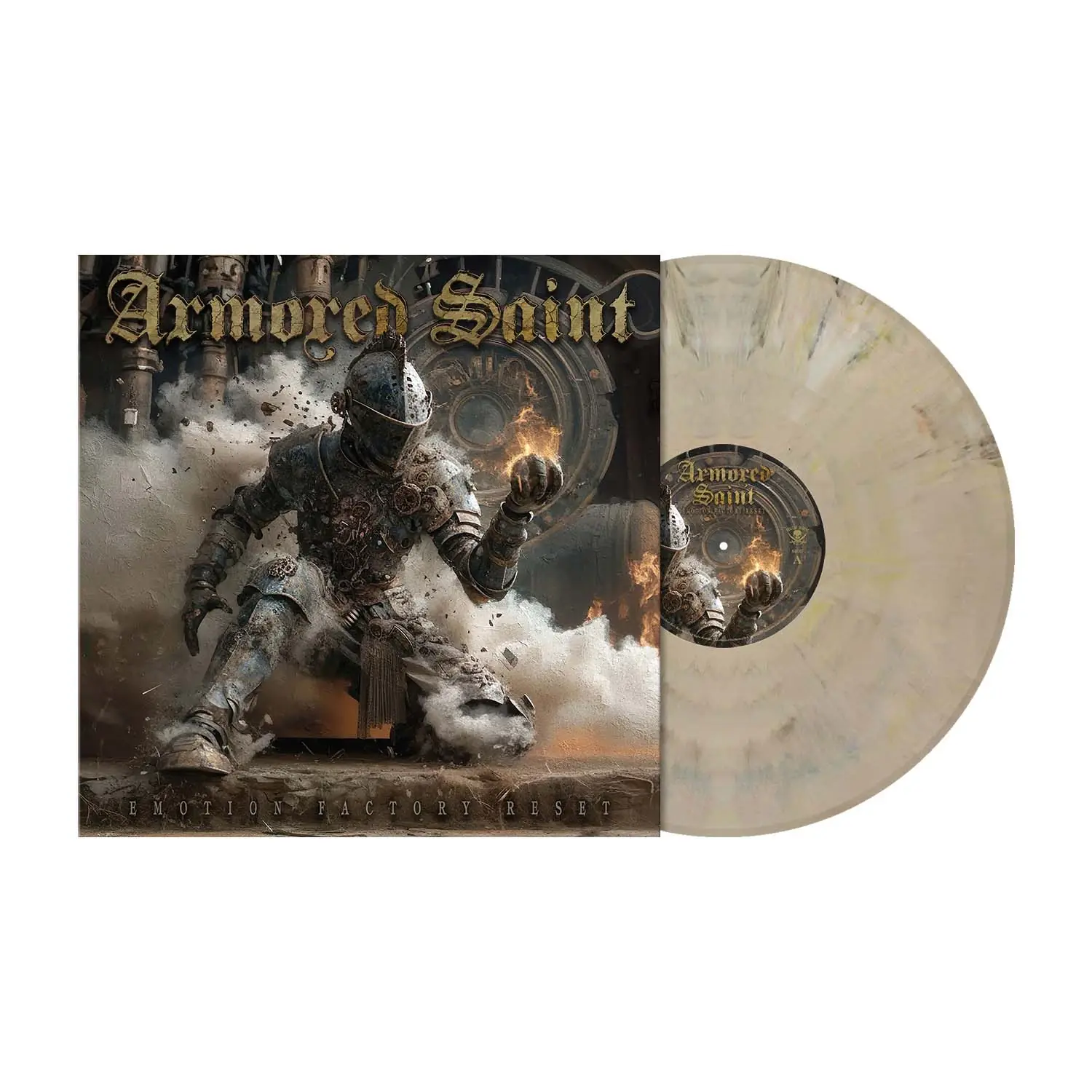 ARMORED SAINT · Emotion Factory Reset | BEIGE GREY MARBLED LP (Heavy Metal Vinyl) · Picture 2