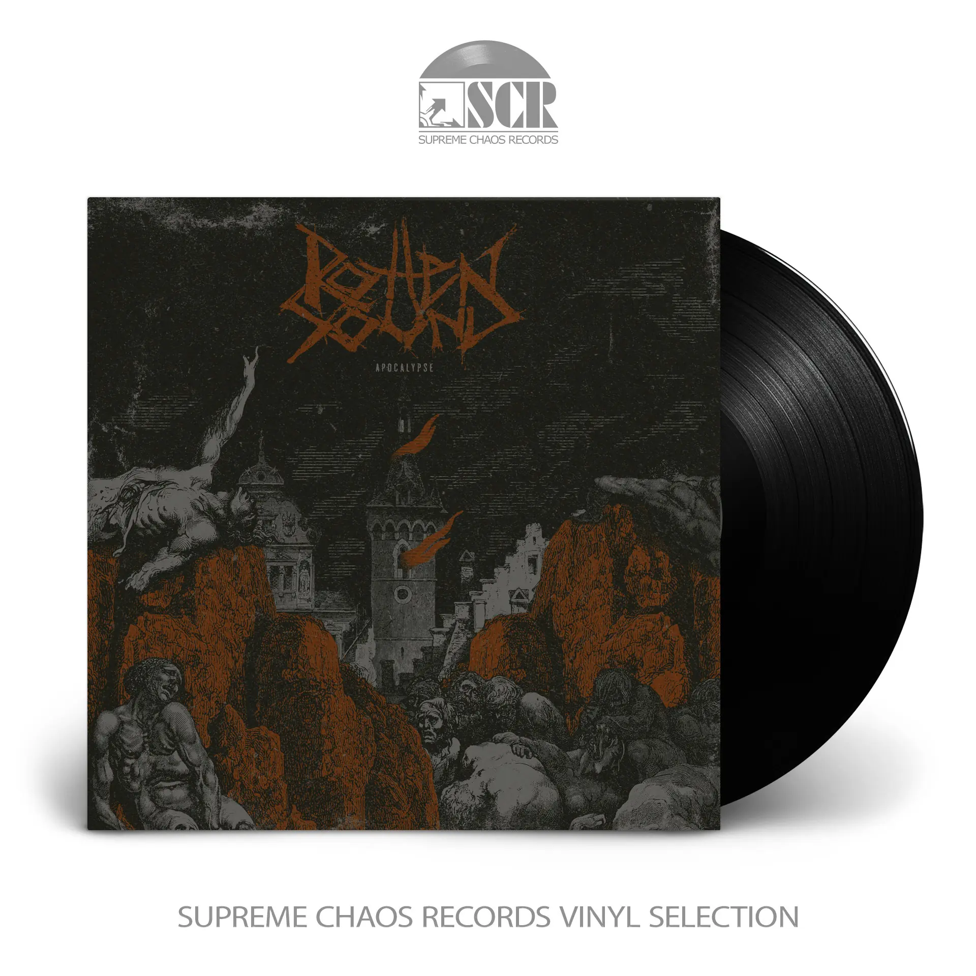 ROTTEN SOUND - Apocalypse · BLACK LP (Grindcore/Death Metal Vinyl)