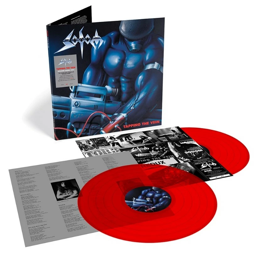SODOM - Tapping The Vein · TRANSPARENT RED 2LP (Thrash Metal Vinyl)